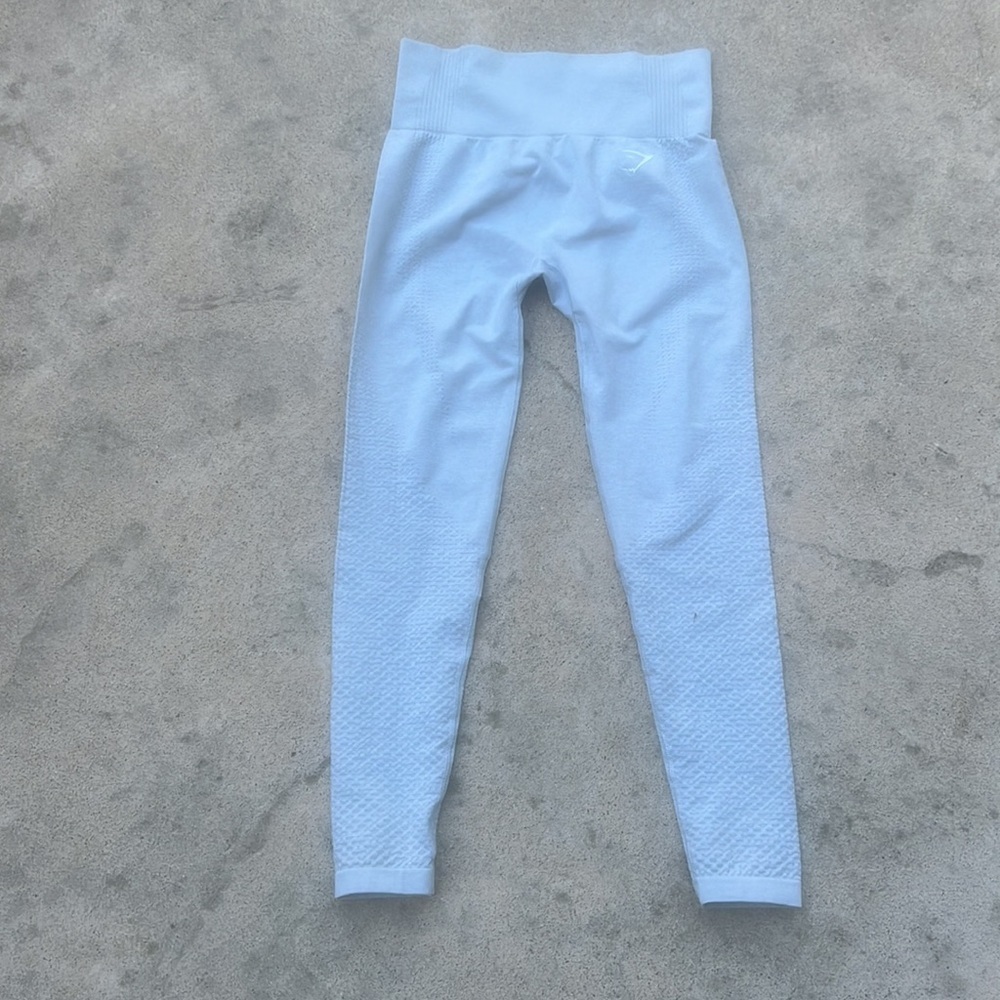 Gymshark Vital Seamless 2.0 Light Grey Leggings Women's Size M